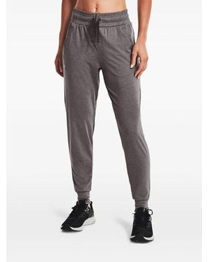 Under Armour Drawstring-Waist Track Trousers - Grey