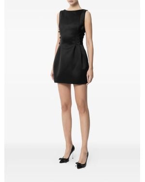 Elisabetta Franchi Sleeveless Mini Dress - Black