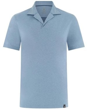 BOGGI Polo À Liserés Contrastants - Bleu