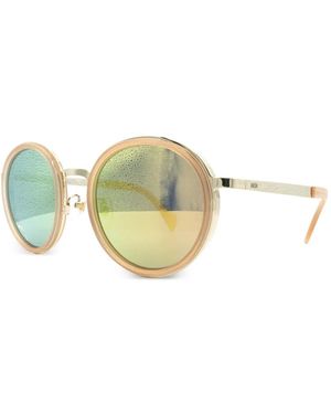 MCM Round-Frame Sunglasses - Metallic