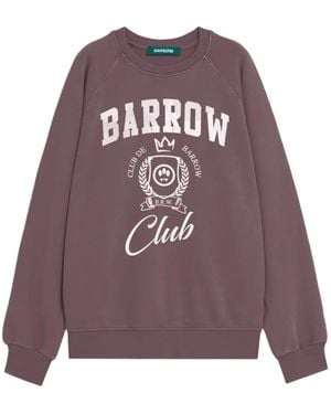 Barrow Graphic Crew-Neck Sweatshirt - Purple