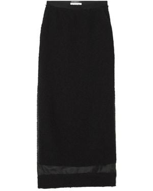 Lanvin Textured Skirt - Black