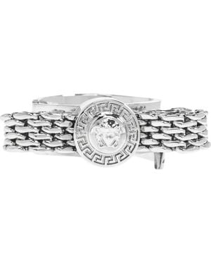 Versace Medusa Chain Ring - White