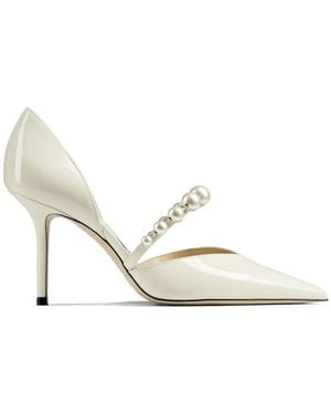 Jimmy Choo Aurelie embellished pumps - Blanco