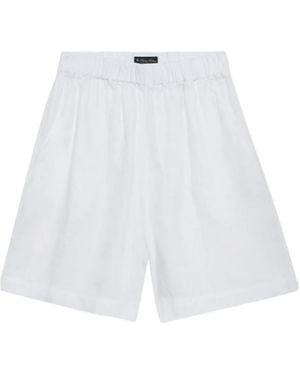 Brooks Brothers Elasticated Shorts - White