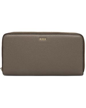 BOSS Logo Wallet - Grey