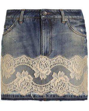 Dolce & Gabbana Mini Skirt - Blue