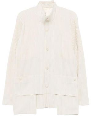 Homme Plissé Issey Miyake マルチポケット ジャケット - ホワイト