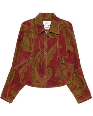 Vivienne Westwood Pourpoint Jeansjacke - Braun
