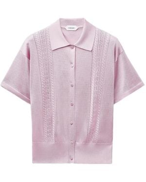 Versace Polo De Punto - Rosa