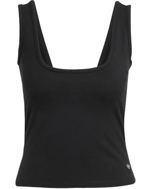 adidas Square-Neck Tank Top - Black