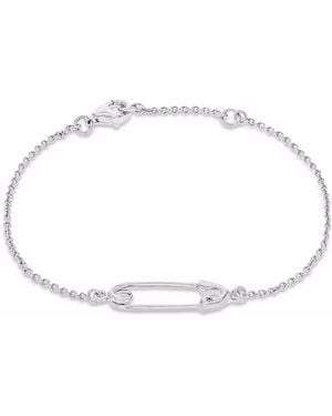 True Rocks Bracciale Con Ciondolo - Bianco