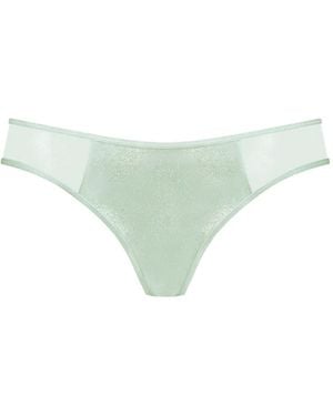 Maison Close Minuit Bikini Briefs - Green