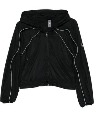 adidas By Stella McCartney Hooded Panelled Jacket - Black