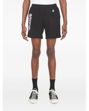 Better Gift Shop Logo-Print Track Shorts - Black