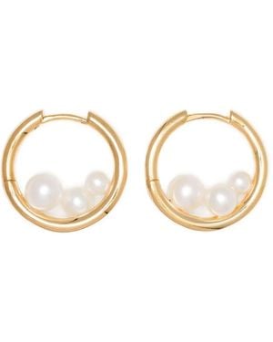 Otiumberg Trio Pearl Earrings - Metallic