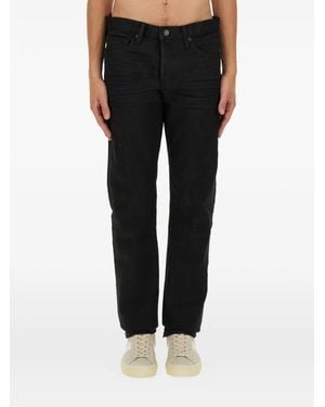 Tom Ford Straight-Leg Trousers - Black