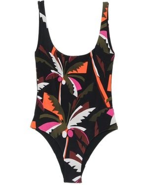 Osklen Patterned Swimsuit - Black