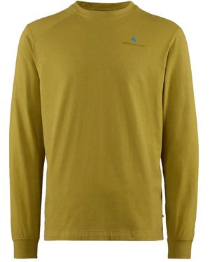 Klättermusen Long-Sleeve Cotton T-Shirt - Green