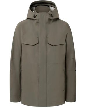 Ecoalf Kapuzenmantel mit Taschen - Grün