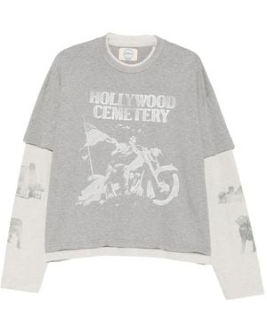 ERCOLE STUDIO T-Shirt Im Layering-Look - Weiß