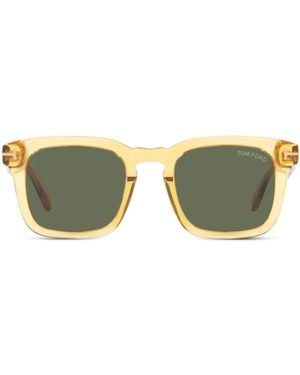 Tom Ford Tr001097 Square-Frame Sunglasses - Yellow