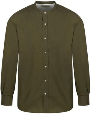Officine Generale Organic Cotton Shirt - Green