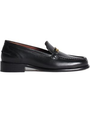 Maison Kitsuné Mocassini Con Dettaglio Volpe - Nero