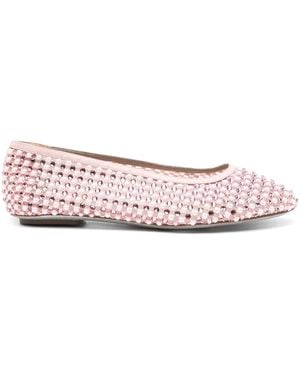 Genny Bailarinas Con Apliques - Rosa