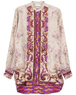 Pierre Louis Mascia Chemise Aloe À Fleurs - Pink