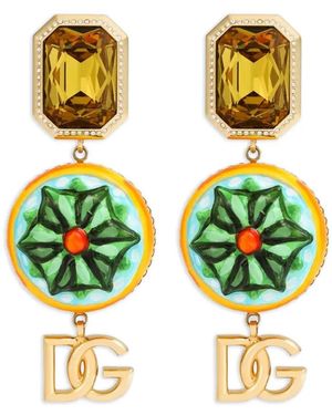 Dolce & Gabbana Clip Earrings - White