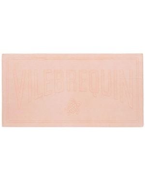 Vilebrequin Jacquard-Logo Beach Towel - Pink