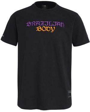 Amir Slama X New Era Embroidered T-Shirt - Black