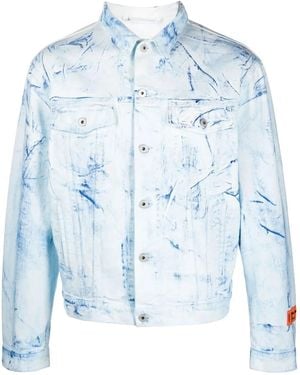 Heron Preston シャツジャケット - ブルー