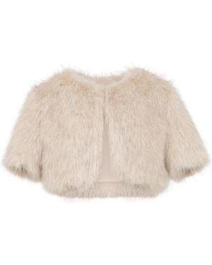 Unreal Fur Wings Jacket - Natural