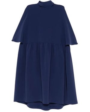Talbot Runhof Kleid Mit Rollkragen - Blau