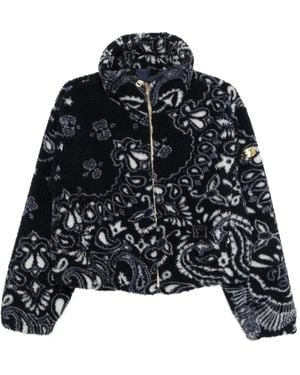 Goldbergh Bandana Paisley-Print Jacket - Black