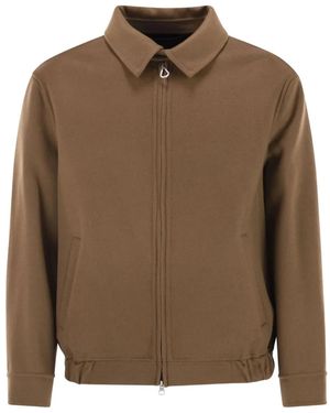 Paltò Veste Vieri À Fermeture Zippée - Marron