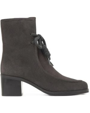 Castañer Narnia Lace-Up Ankle Boots - Black