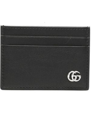 Gucci Gg Marmont Pasjeshouder Met Geldclip - Zwart