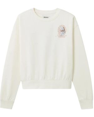 Musium Div. Pearl-Embellishment Sweatshirt - White