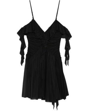 Aniye By Xena Ruffled Mini Dress - Black