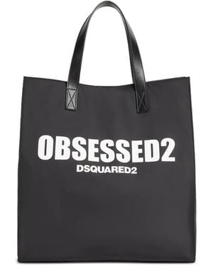 DSquared² ロゴ ショルダーバッグ - ブラック