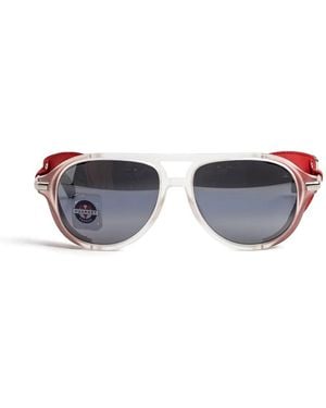 Vuarnet Peak Side-Shield Sunglasses - White