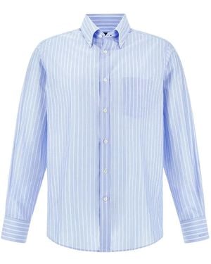 Paul & Shark Striped Cotton Shirt - Blue