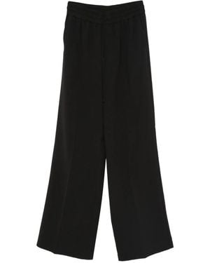 Twinset Logo-Appliqué Trousers - Black