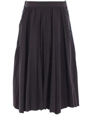 Balenciaga Pleated Skirt - Blue
