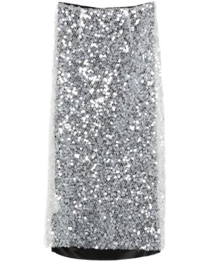 Viktoria Chan Cosmo Sequin Skirt - Gray