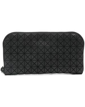 Issey Miyake Porte-Monnaie Zippé À Design Géométrique - Noir