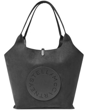 Stella McCartney Logo Reversible Tote Bag - Black